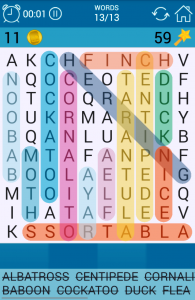 اسکرین شات بازی Word Search 2