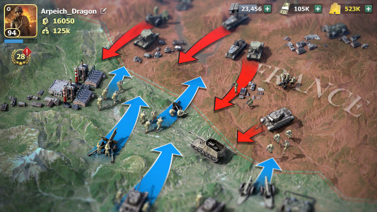 اسکرین شات بازی Commanders at War: WW2 Battle 6