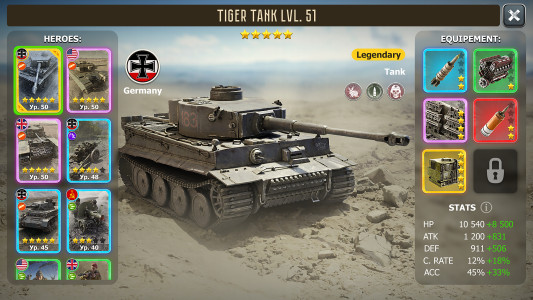 اسکرین شات 2 بازی Commanders at War: WW2 Battle