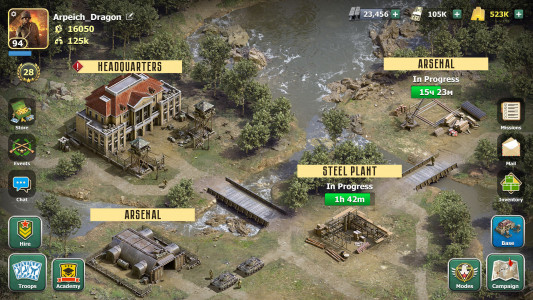 اسکرین شات بازی Commanders at War: WW2 Battle 5