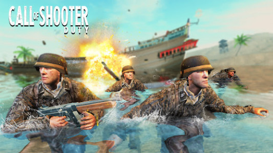 اسکرین شات بازی Call of shooter Duty: World War ww2 Shooting Games 3