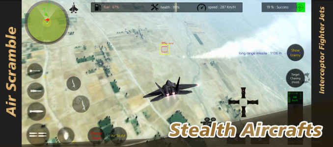 اسکرین شات 6 بازی Air Scramble : Interceptor Fighter Jets