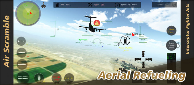 اسکرین شات 7 بازی Air Scramble : Interceptor Fighter Jets