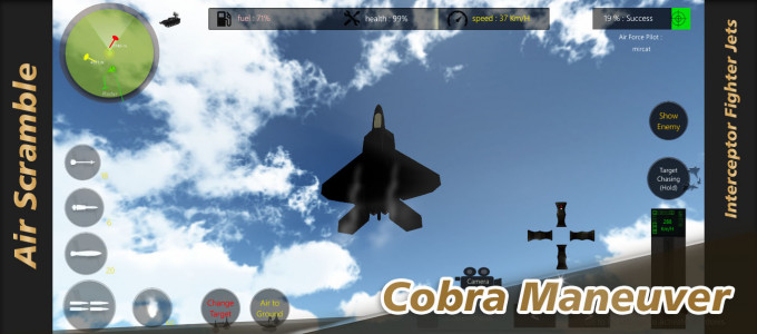 اسکرین شات 3 بازی Air Scramble : Interceptor Fighter Jets