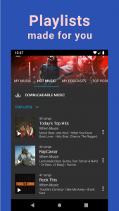 اسکرین شات 4 برنامه Unlimited MP3 Music Downloader