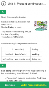اسکرین شات برنامه English Grammar in Use With Answers 2