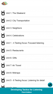 اسکرین شات 1 برنامه Developing Tactics for Listeni