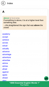 اسکرین شات برنامه 4000 Essential English Words 1 4