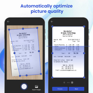 اسکرین شات 2 برنامه X Camera Scanner, PDF scanner