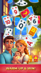 اسکرین شات 1 بازی Solitaire TriPeaks Classic