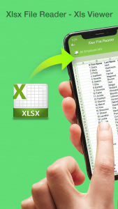 اسکرین شات برنامه XLSX File Reader -Excel Viewer 1