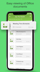 اسکرین شات برنامه XLSX File Reader -Excel Viewer 3