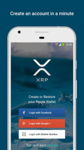 اسکرین شات برنامه Ripple Wallet. Buy & Exchange XRP coin－Freewallet 1