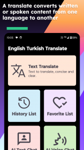 اسکرین شات 2 برنامه English Turkish Translate