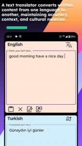 اسکرین شات 3 برنامه English Turkish Translate