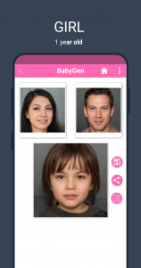 اسکرین شات برنامه BabyGen  - Predict Baby Face 6