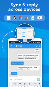 اسکرین شات 1 برنامه Pulse SMS (Phone/Tablet/Web)