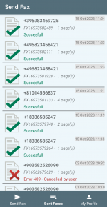اسکرین شات برنامه MobiFax - Send Fax From Phone 5