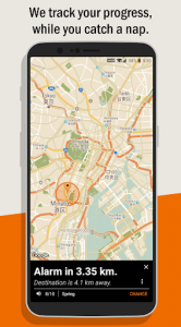 اسکرین شات برنامه Naplarm - Location Alarm / GPS Alarm 4