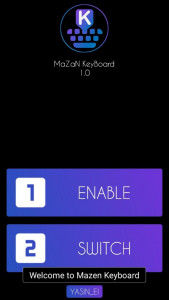 اسکرین شات برنامه کیبورد مازن 2
