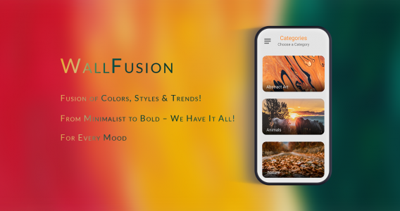 اسکرین شات 1 برنامه WallFusion - Wallpapers Vibe