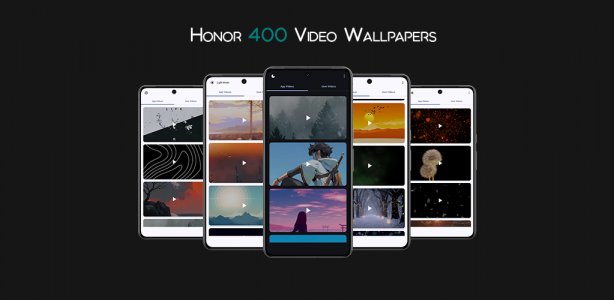 اسکرین شات 1 برنامه Honor 400 Video Wallpapers