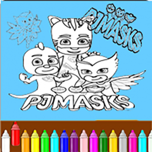 اسکرین شات بازی PJ Superheroes Masks coloring book 4