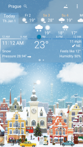 اسکرین شات برنامه YoWindow Weather and wallpaper 6