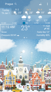 اسکرین شات 6 برنامه YoWindow Weather and wallpaper