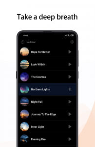 اسکرین شات برنامه Meditation Music - meditate 4