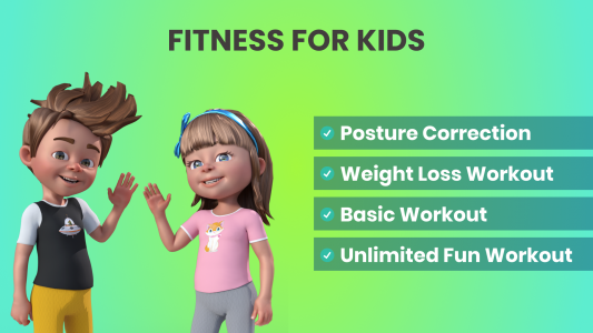 اسکرین شات برنامه Fitness for Kids: Kids Workout 7
