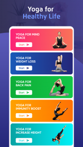 اسکرین شات برنامه Yoga for Beginners - Home Yoga 4