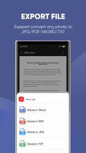 اسکرین شات 3 برنامه Camera Scanner - PDF Scanner