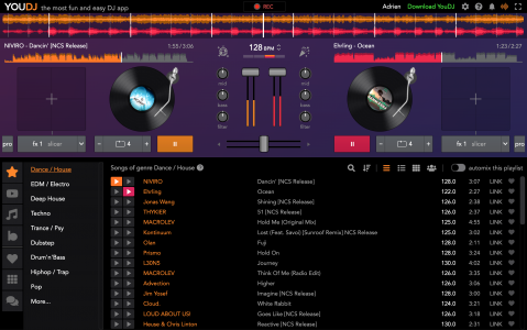 اسکرین شات برنامه YouDJ Desktop - music DJ app 2
