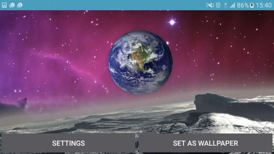 اسکرین شات 3 برنامه Space Landscape