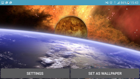 اسکرین شات 6 برنامه Space Landscape