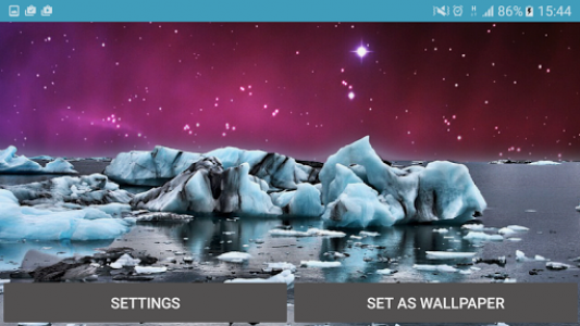 اسکرین شات برنامه Space Landscape 3D Live Wallpaper 8