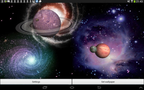 اسکرین شات برنامه Space and Galaxy Wallpaper 3D in 4K 3