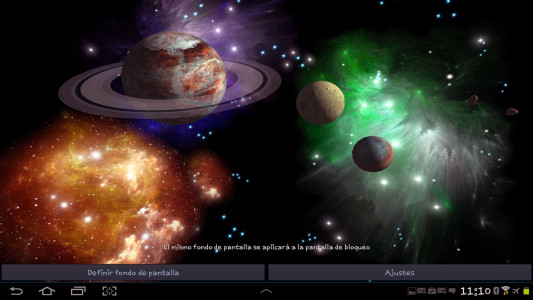 اسکرین شات 4 برنامه Space Wallpaper