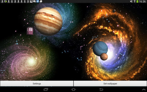 اسکرین شات برنامه Space and Galaxy Wallpaper 3D in 4K 5