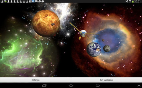 اسکرین شات برنامه Space and Galaxy Wallpaper 3D in 4K 8