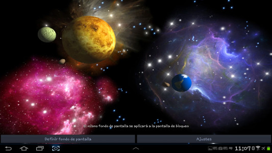 اسکرین شات 3 برنامه Space Wallpaper