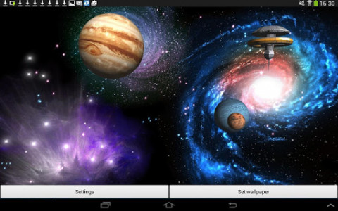 اسکرین شات برنامه Space and Galaxy Wallpaper 3D in 4K 1