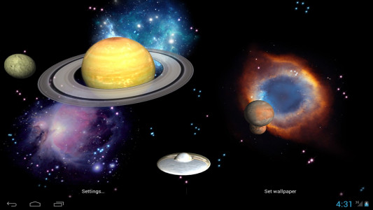 اسکرین شات 5 برنامه Space Wallpaper