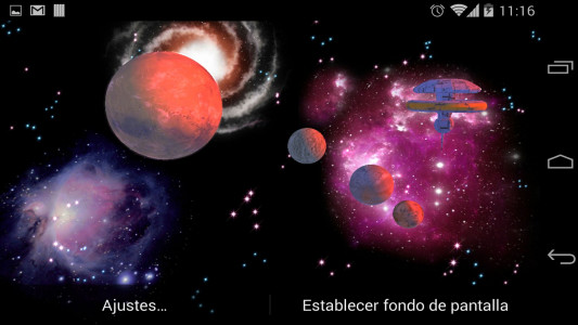 اسکرین شات 2 برنامه Space Wallpaper