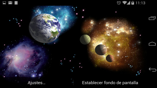 اسکرین شات 1 برنامه Space Wallpaper