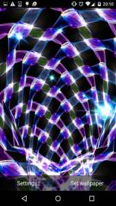 اسکرین شات 3 برنامه Tunnel Live Wallpaper