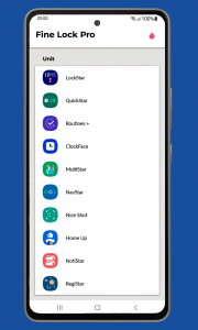 اسکرین شات 2 برنامه Fine Lock (only for Samsung)