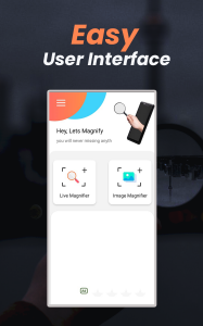 اسکرین شات 1 برنامه Magnifier glass with Light