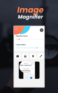 اسکرین شات 3 برنامه Magnifier glass with Light